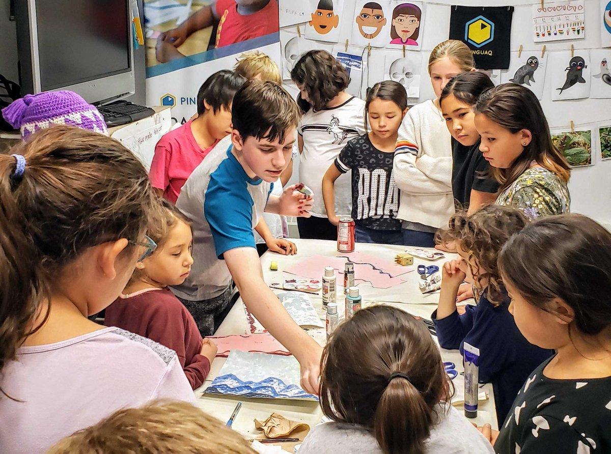 amperecanada's tweet photo. To Hellos and Goodbyes 👋
As we wish Gail the best of luck on her new endeavours, we'd like to take this time to introduce you to the new Iqaluit Makerspace Manager, Michael Foote! 

Here's what 2020 looks like at the @IqMakerspace! 
https://t.co/1ySoWTZ7wI https://t.co/S20MB50lBn