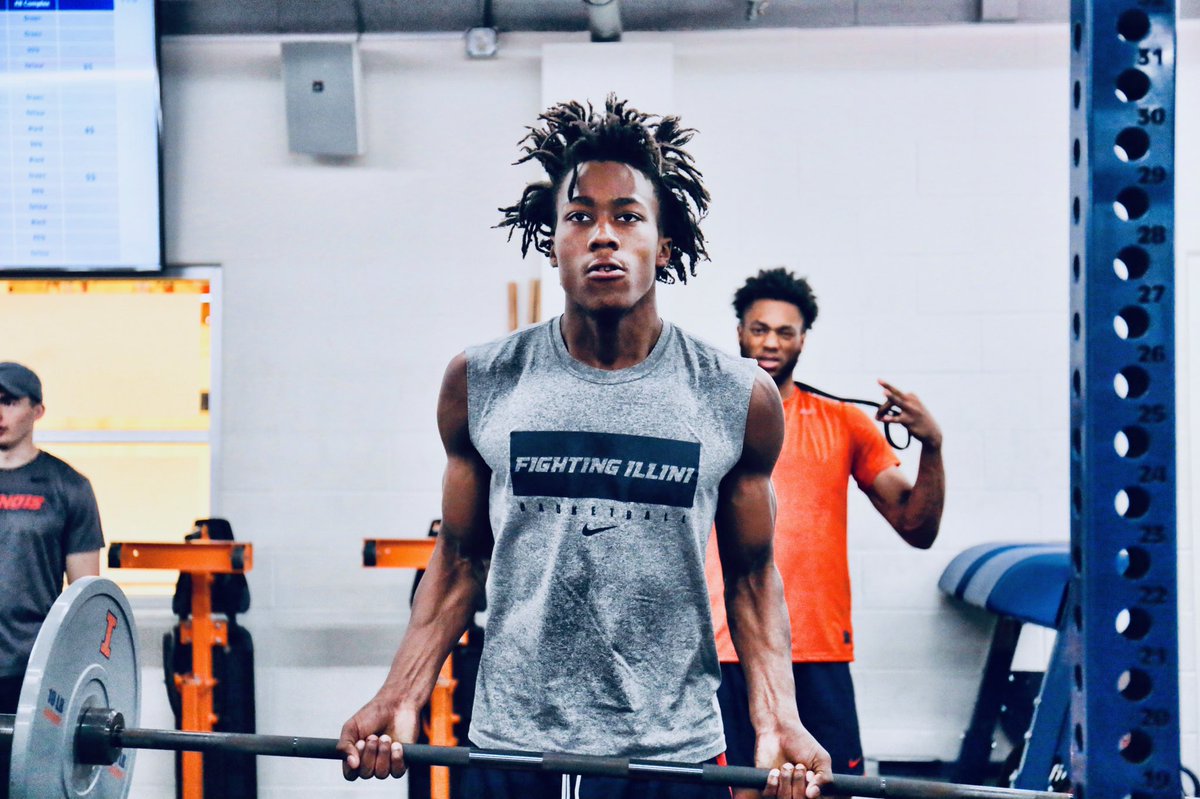 IlliniMBB's tweet photo. Back to work 💪

#Illini x #EveryDayGuys 🔶🔷 https://t.co/lDO4Vxrh4r