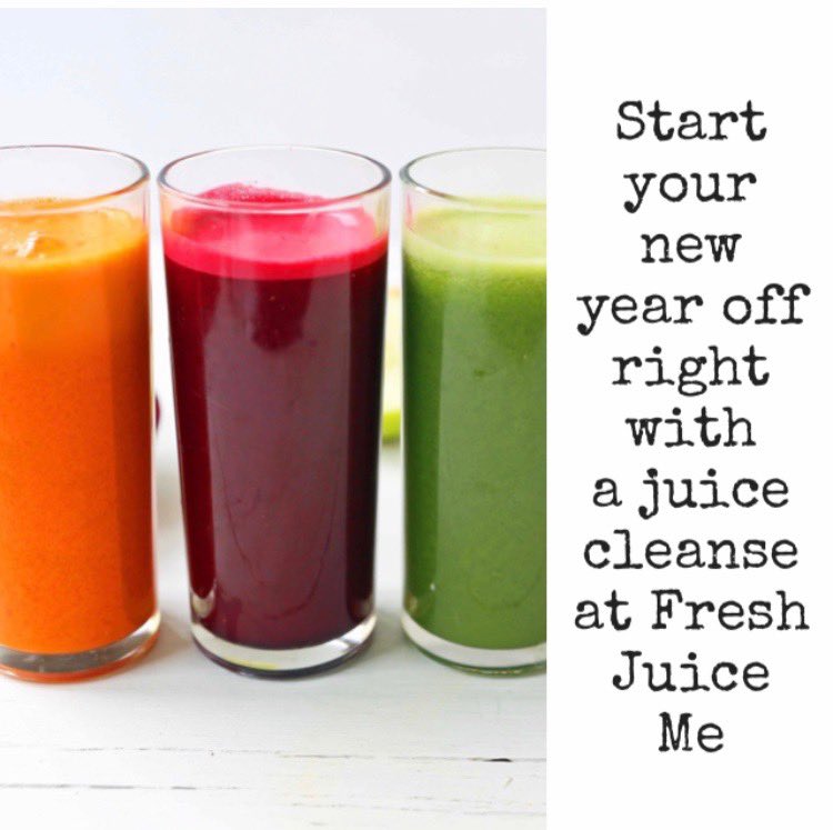 FreshJuiceMe's tweet photo. Get your New Year started right with #juice https://t.co/d5fOOQZTTY