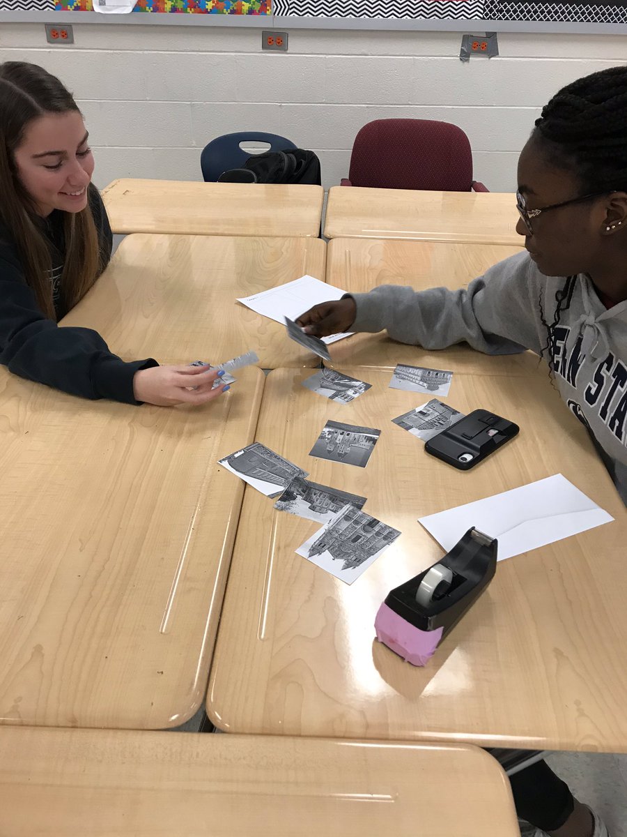 DHSMsH's tweet photo. Analyzing Church forms from the Romanesque and Gothic Eras. With partners and pictures. @DHS_AP @DHS_Principal @dhs https://t.co/hgrr1K3Ygw
