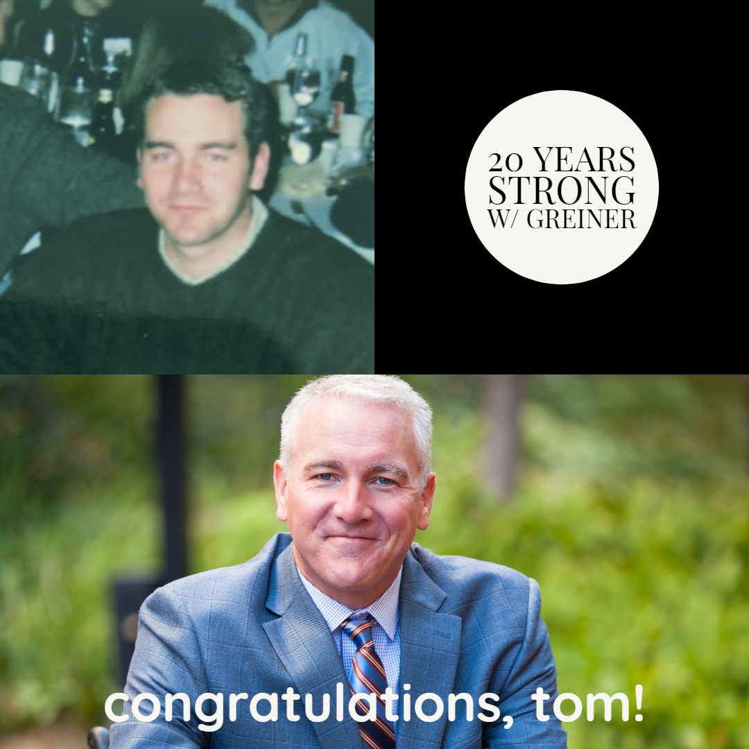 GreinerCon's tweet image. It was the start of the new millennium. The world hit a population of 6 billion. And Tom Halloran started his career at Greiner! The year was 2000! Congratulations Tom on your 20 year anniversary! Where has the time gone?