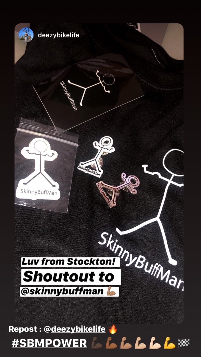 SkinnyBuffMan25's tweet image. One of my favorite Riders received the @SkinnyBuffMan pack today in SoCal! #SBMC 🏁

#DeezyBikeLife 😬💪🏿💪🏾💪🏽💪🏼💪🏻💪