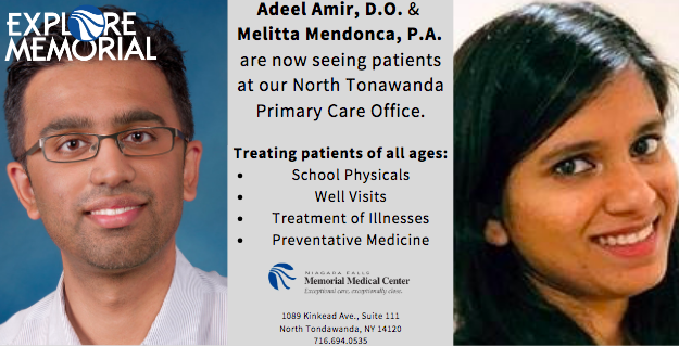 NFMemorial's tweet photo. Turn to the Niagara Falls Memorial Medical Center family to stay healthy. Your primary care physician offers yearly checkups, routine exams or extra care when you need it. Schedule an appointment today. #explorememorial #primarycare https://t.co/O2qC6kfxyN