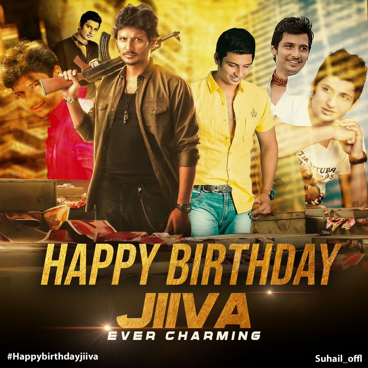 @JiivaOfficial Hear it is our Common dp🎂❤🔥Thalaivaaa Happy Birthday Have a wonderful year ahead !
Thnx for this one man fabulous work 
@suhail_offl 👌🙏 
#JiivaBdayCommondp 
#HappyBirthdayJiiva 
#HBDJiiva