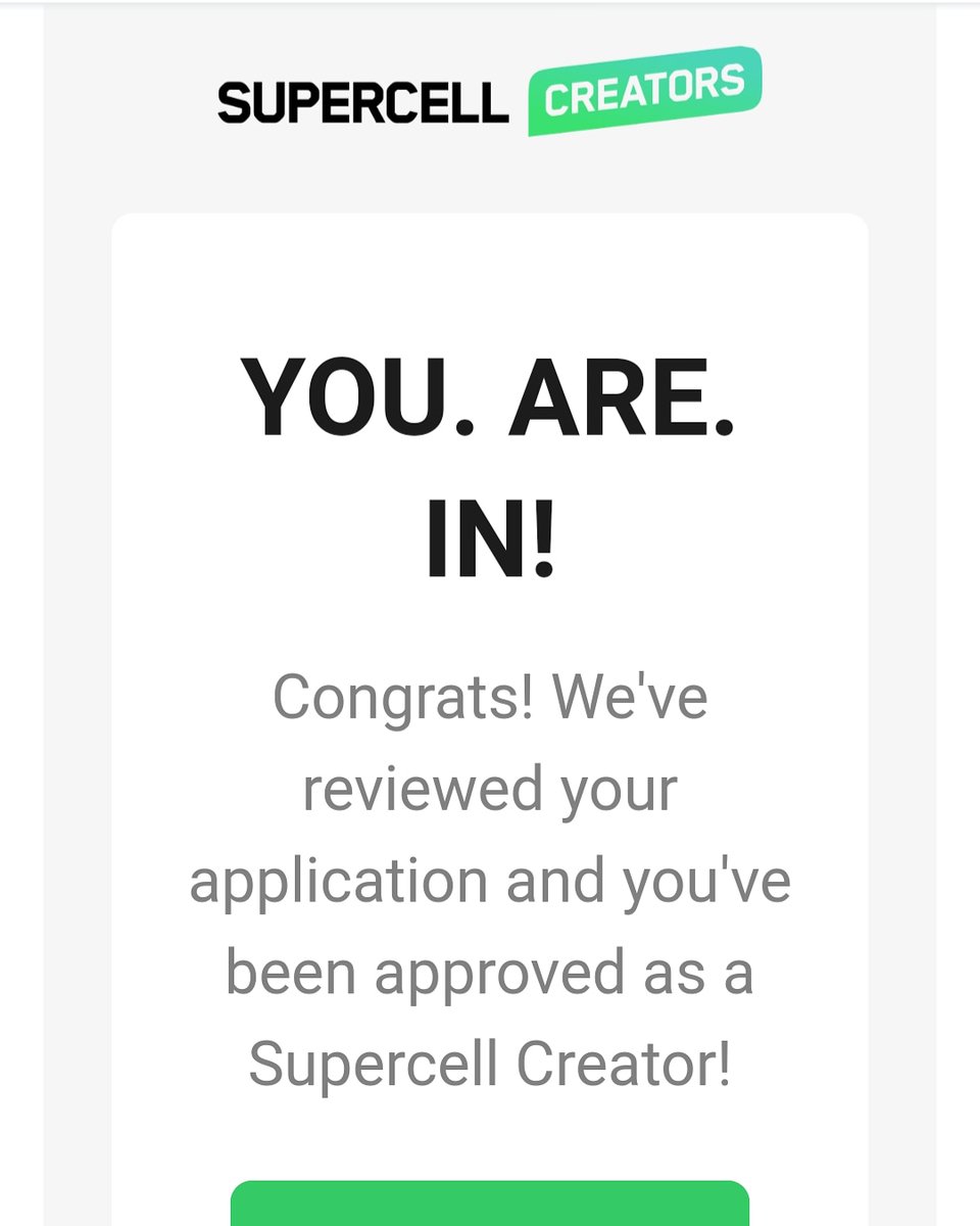 Señoras y señores me han aceptado en el programa de Supercell Creators 😍😍😍 emocionado de volver hacer  contenido de Supercell ❤️