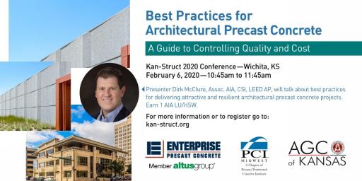 <a href="/EPCIprecast/">Enterprise Precast</a>'s own Dirk McClure will be speaking at the Kan-Struct conference in Wichita, KS next month. For more info (or to register) go to: kan-struct.org.