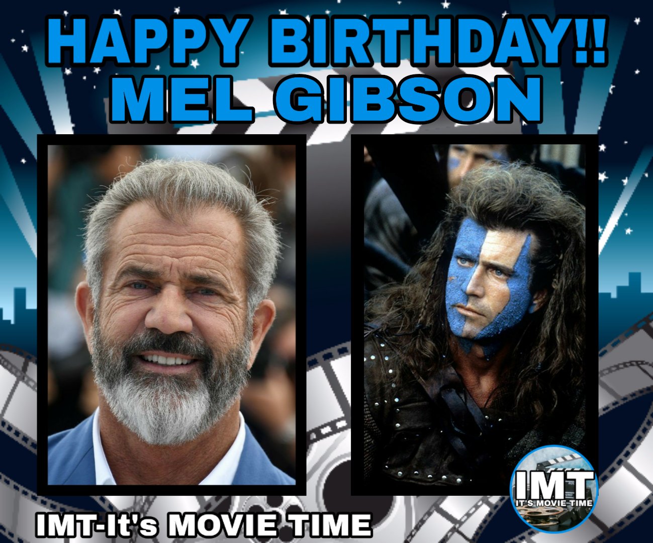 Happy Birthday to Mel Gibson! The actor is celebrating 64 years. 