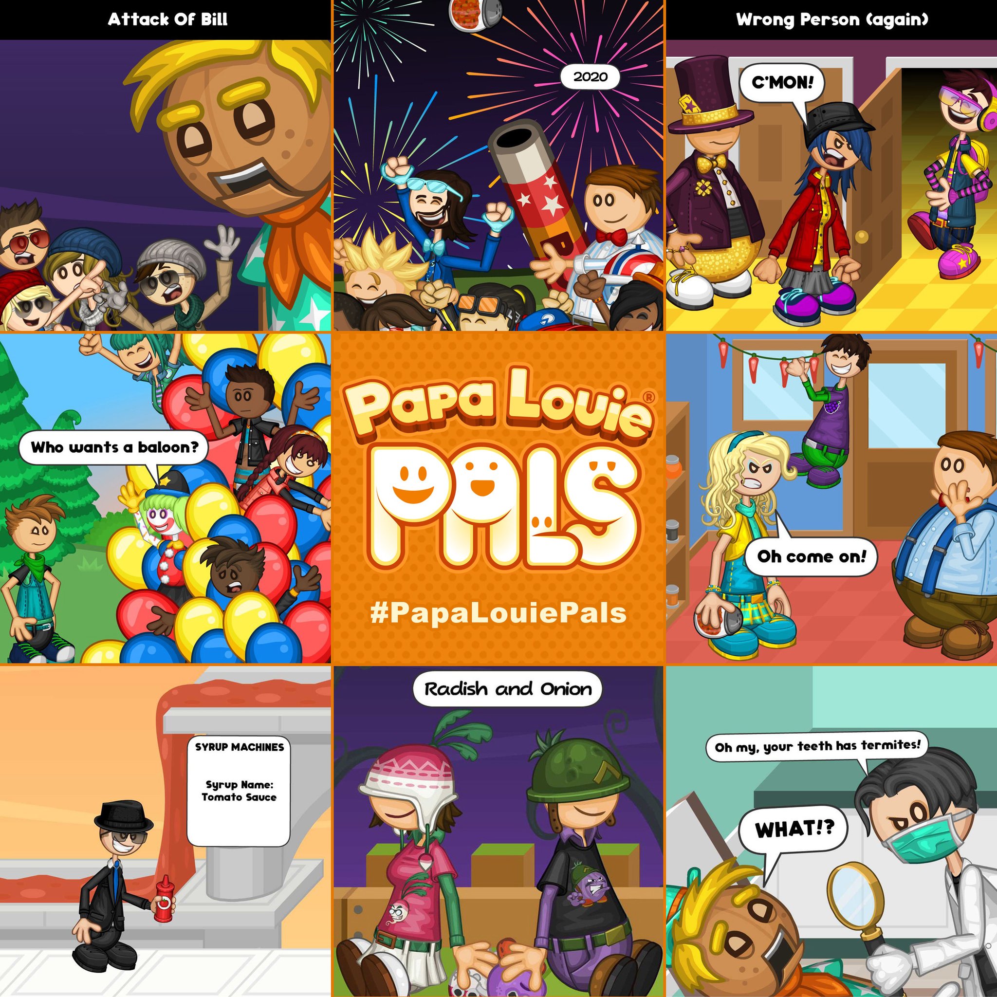 Papa Louie Pals: Scenes and a Preview! - Flipline Studios