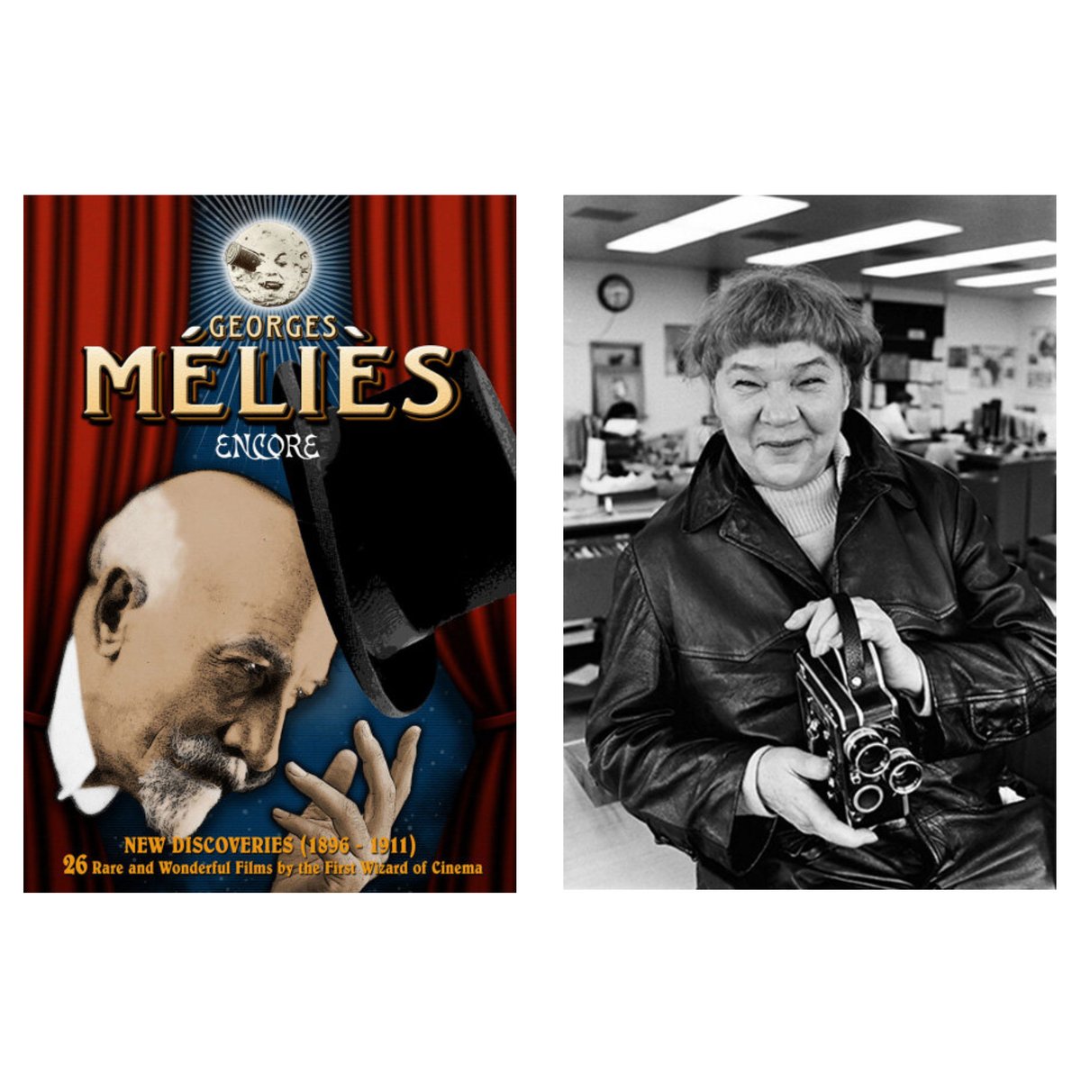 gartenbergmedia's tweet image. #GeorgeMéliès and #MarieMenken films featured in #GartenbergMedia catalog are being screened as part of @anthologyfilm #EssentialCinema Repertory series to kick off their new year of programming. Starts tonight thru 1/5. bit.ly/2QmVpJN tkts: bit.ly/37zz15I