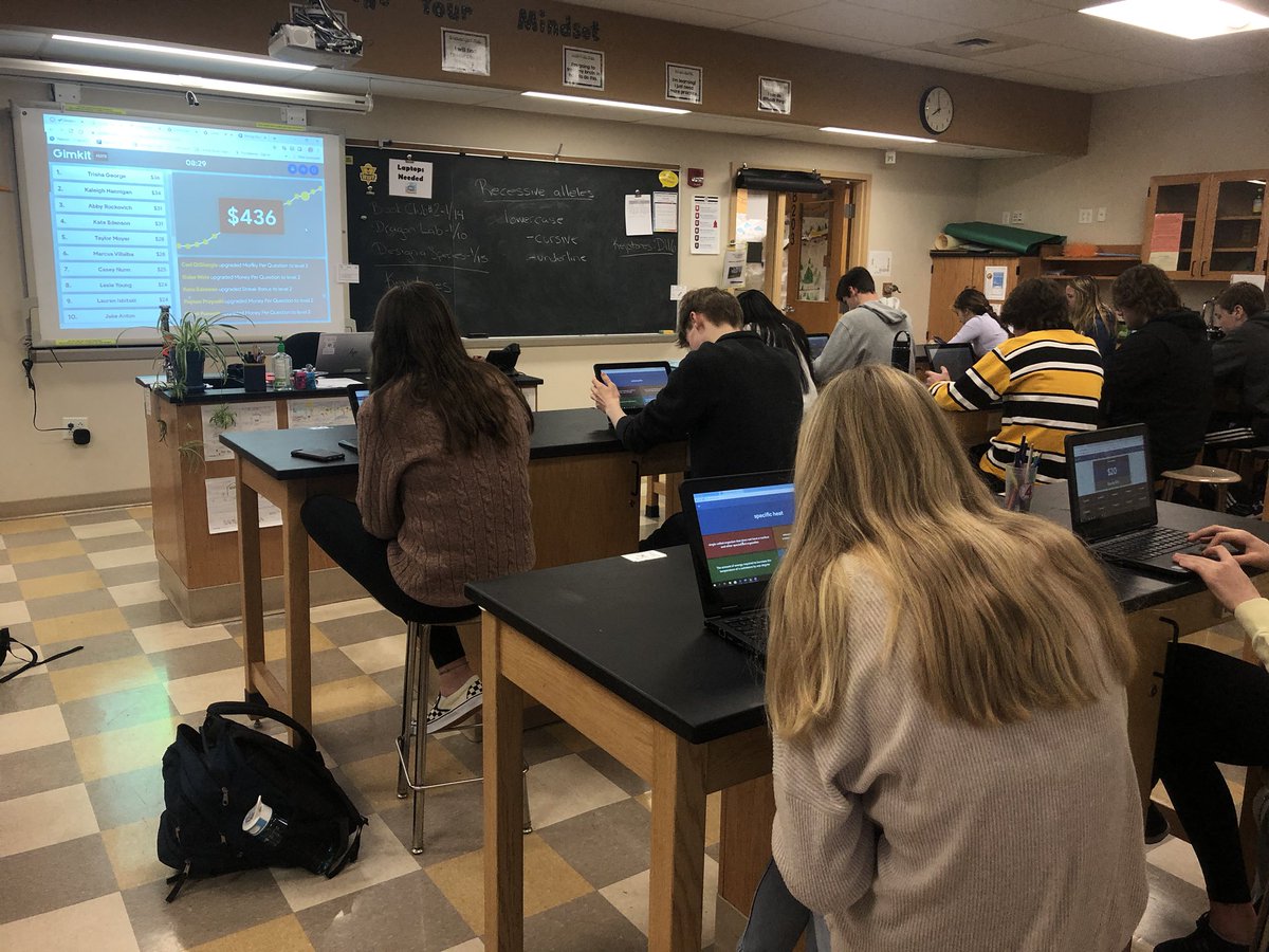 KelleyPeloquin's tweet image. A little @gimkit competition as we get ready for Keystones on Monday! #biobrains #cbsdscience