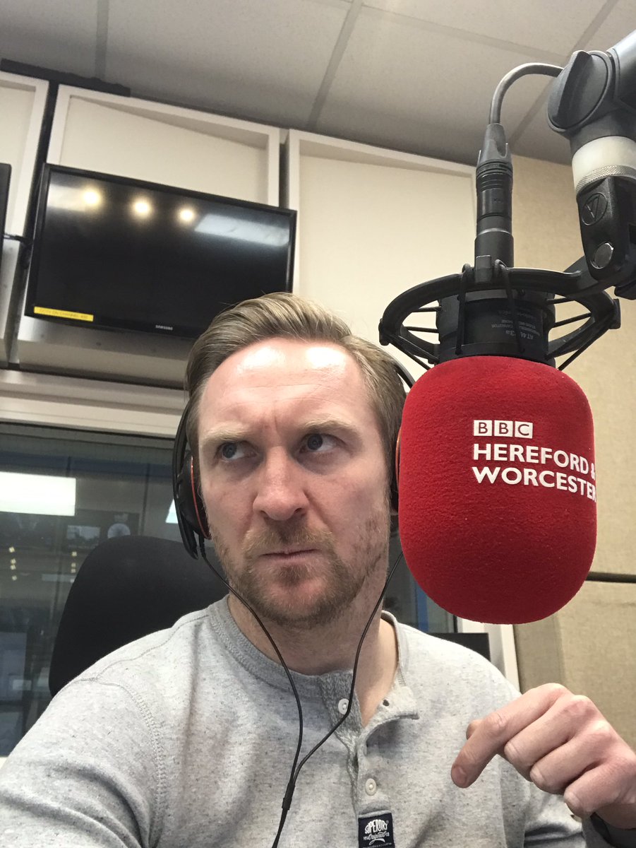 The face of someone wondering what to do now that two weeks of cover on <a href="/bbchw/">BBC Hereford & Worcester</a> drivetime is over. Thanks for your company though! Had a ball! #dryjanuary