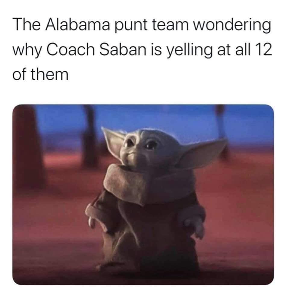 Auburn Memes Best Baby Yoda Memes Of