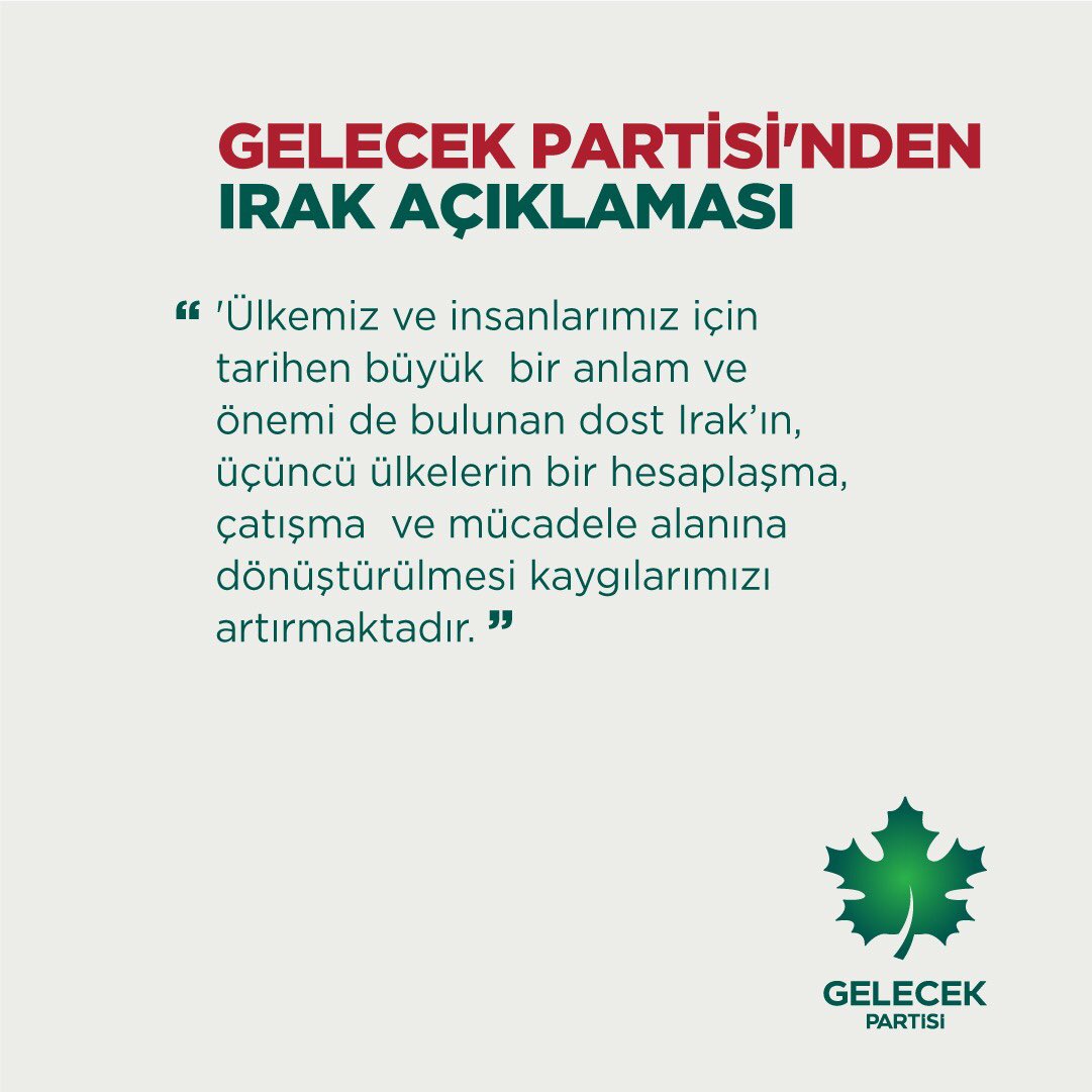 Gelecek Partisi tweet media