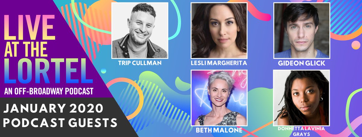 Start off the new year by joining Trip Cullman, <a href="/QueenLesli/">Lesli Margherita</a>, @gidglick, @heebyfluff and @DonnettaLavinia at our January Live at the Lortel podcast recordings! For more info and FREE audience tickets, click here: liveatthelortel.com/upcoming-podca…