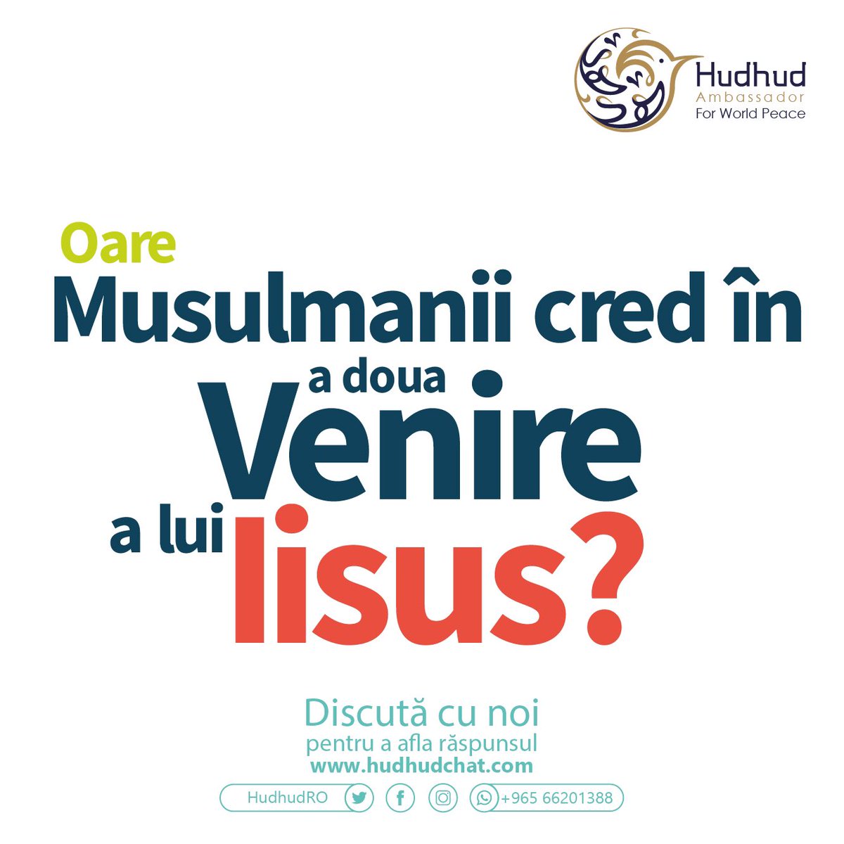 HudhudRO's tweet photo. Oare musulmanii cred în a doua venire a lui Iisus?

Discută cu noi pentru a afla răspunsul

#HudhudRO #Crăciun https://t.co/C5MnetqHb7