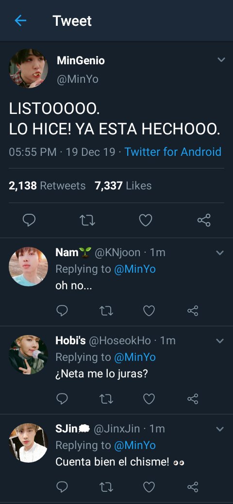 KingtanRM's tweet photo. Au Yoonmin|❌Don't touch me❌

Un dia Min YoonGi decide invitar a salir a su crush, Park Jimin el cual no tiene buena fama es "el chico raro pero bonito", pocos saben la verdad detras de el, la verdad de su aberración contacto físico, de su fobia. https://t.co/gYUvhjI3Hr