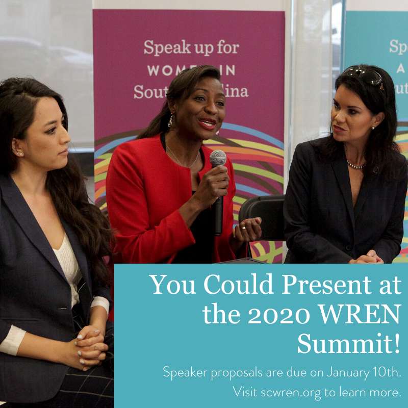 WRENetwork's tweet photo. Calling all innovators! As we explore the theme of Mobilizing the Movement, we are seeking submissions from folks who are advocating in pursuit of gender equity in South Carolina, and seek to educate and activate a larger audience.
Learn more: https://t.co/oiCj3opV9u
#WRENSummit https://t.co/2BNZyvTX2j