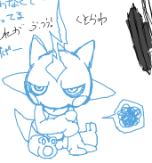 深夜絵チャで描いたやつ 