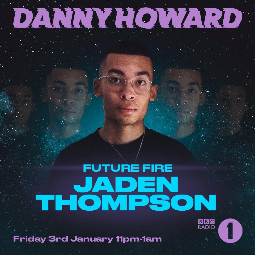 jadenthompson's tweet photo. Tonight i’ve been invited to @BBCR1 for a guest interview with @dannyhowarddj ‼️ Tune in from 11pm to hear some exclusive music👊🏾 https://t.co/YSqEckBNZx