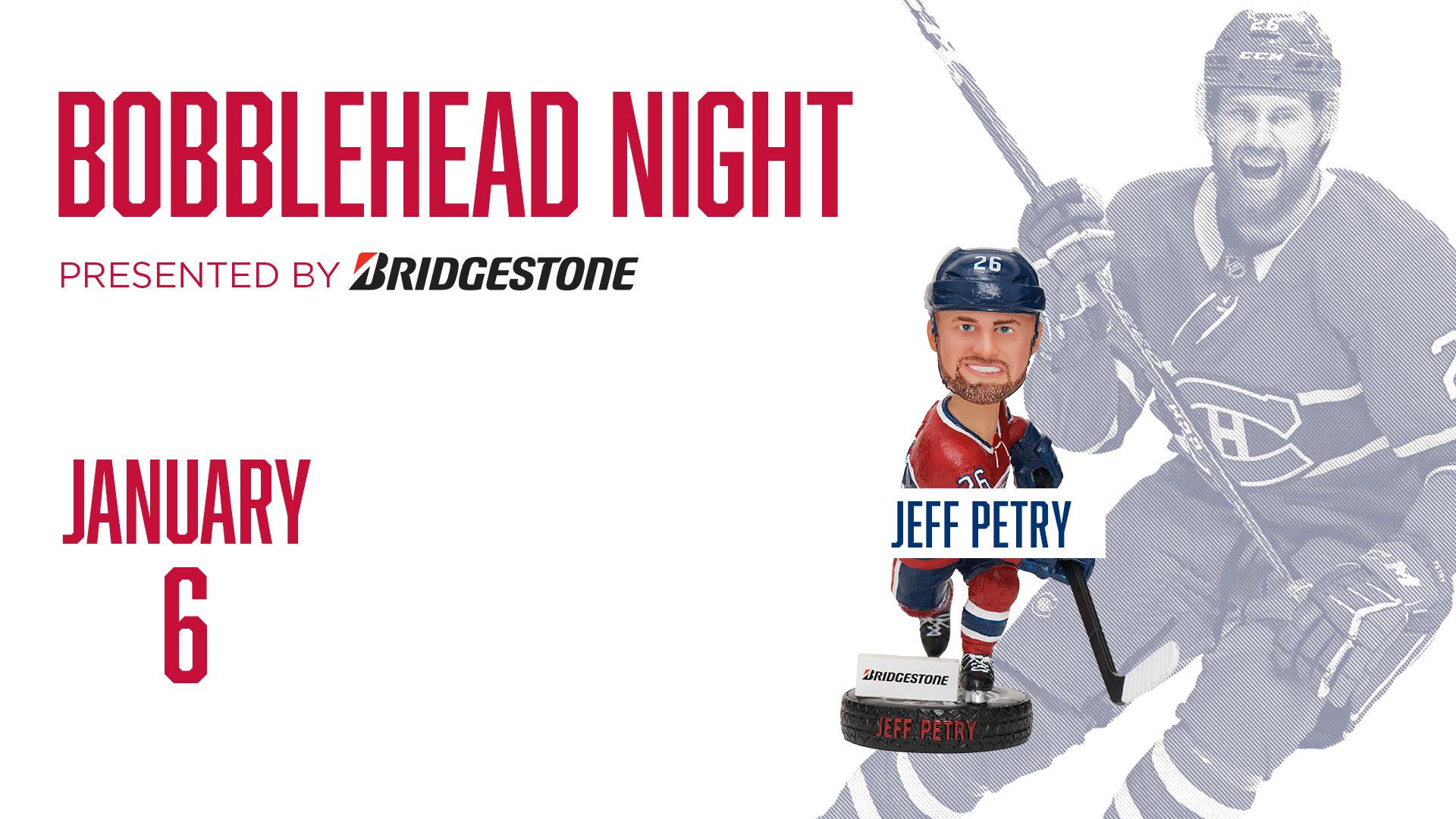 Canadiens Montreal On Twitter Don T Miss Our First Bobblehead Night The First 5 000 Fans Through The Doors At Bobblehead Night Presented By Bridgestone For The January 6 Game Will Get A Jeff