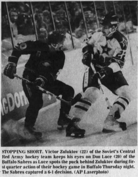 komfort Mærkelig Faderlig ThisDateInBuffaloSportsHistory on Twitter: "#OTD in 1980 the Buffalo Sabres  administer the second worst defeat ever on a Soviet hockey club in  international competition as they defeat the Red Army 6-1. Four years