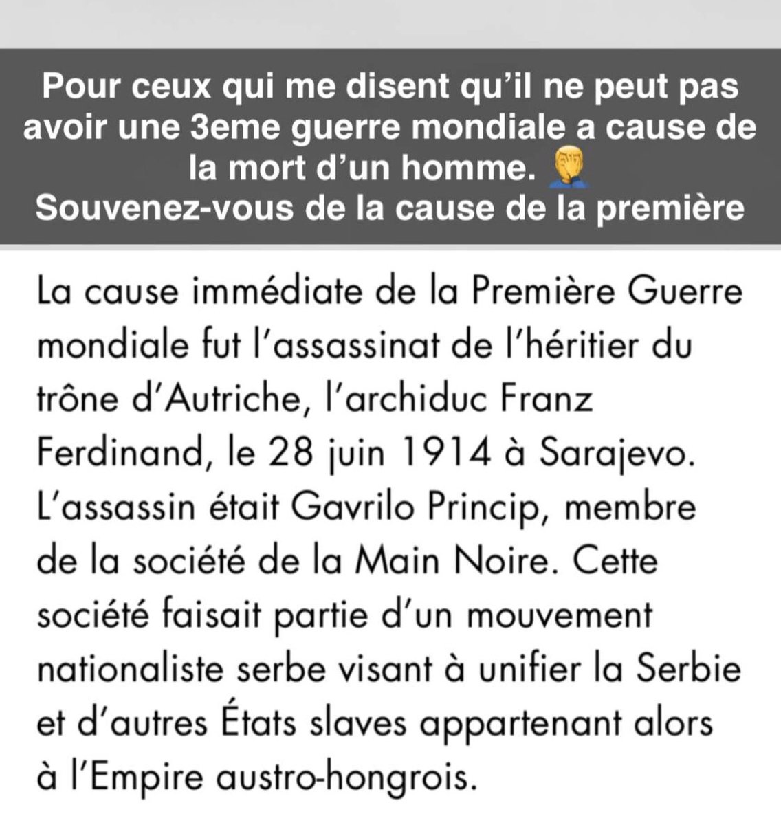 Pour ceux qui ne savent pas ce qui se passe #WWII #3emeguerremondiale