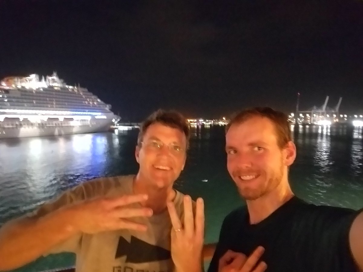 Even sea, pax can find each other and organize in the gloom

The pax decided that a cruise ship wasn't enough and "ascended" with B.L.I.M.P.S. 

The odds seem strangely high that a fellow traveler wearing a goruck shirt is in F3

<a href="/F3TwinCitiesMN/">(F³) Twin Cities</a>  <a href="/F3WallE/">F3WallE</a> <a href="/F3Hartsville/">F3 Hartsville</a> <a href="/F3Nation/">F3</a>