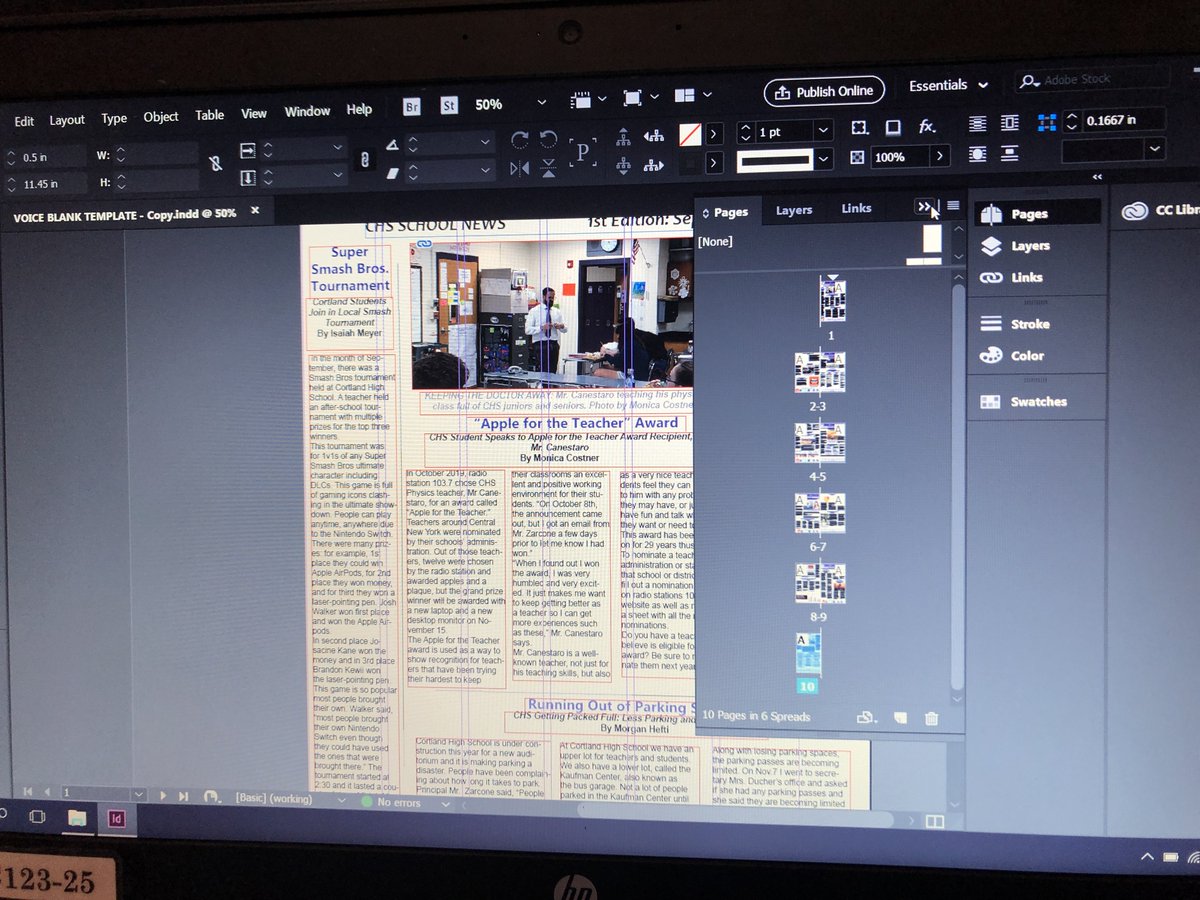 CECSDistrict's tweet photo. Read more about @CHS_Voice @CECSD_HS and @growingwithgiff  Journalism class! https://t.co/KlB0yZIxjq #WeAreCortland #AllMeansAll https://t.co/iOICD4ATvu