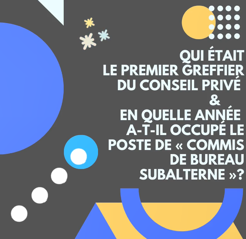 ConseilPriveCA's tweet photo. Le 4 janvier est la journée du #JeuQuestionnaire! Pouvez-vous répondre à cette question?
Publiez votre réponse et nous l’aimerons lundi si elle est bonne!
INDICE : il y a bcp d’info sur l’historique et le rôle du Bureau du Conseil privé sur notre site : https://t.co/YR3cSiommg https://t.co/a3zzbhmzo7