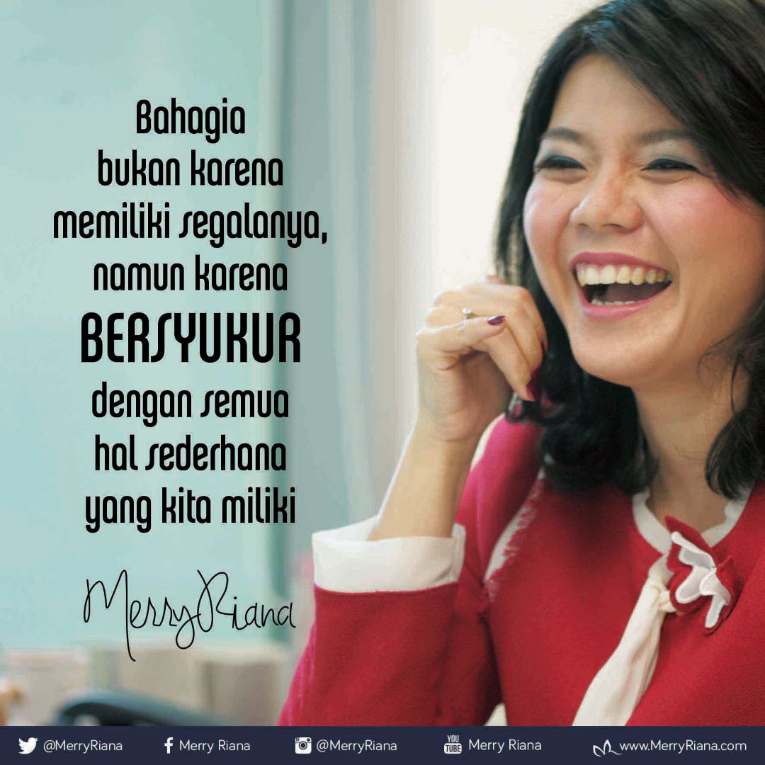 MerryRiana's tweet photo. Bahagia bukan karena memilii segalanya namun karena bersyukur dengan semua hal sederhana yang kita miliki
.
Apa 1 hal sederhana yang kamu miliki saat ini dan kamu bahagia memilikinya?
.
#JadiOrangBaik https://t.co/nXfEWLMc5g