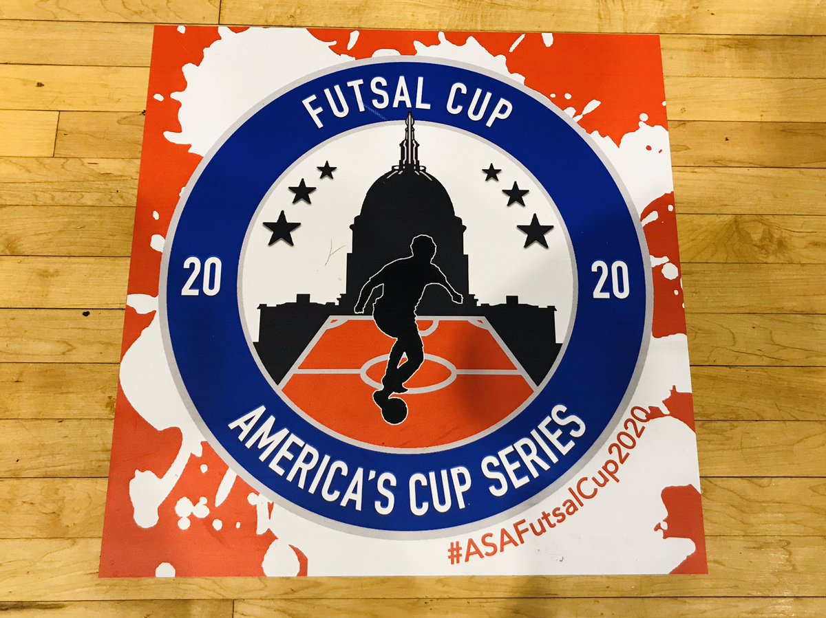 Size5Ball's tweet photo. Well done @AlexandriaSoc for hosting the #AmericasCupSeries #Futsal tournament at the #DCArmory this weekend. Impressive set-up. Good luck to all teams! #ASAFutsalCup2020 #ASA #DMV w/ @HSmithChaperon https://t.co/lJOdiJdOKq