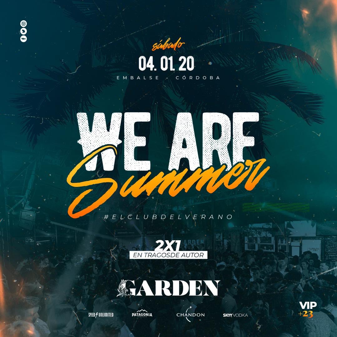 BR1Luna's tweet photo. ¿Los sábados? ¡En el club del Verano!
🔥 Le damos inicio a una temporada llena de #Fiesta 🔥
#WeAreSummer
Dj Diego Martt
🔝 Promos de previa hasta las 3am
Colectivos desde toda la zona
🍃 @GardenClubOk 🍃 https://t.co/wnUAbMj8nn