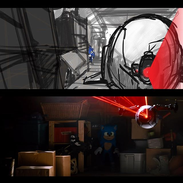 Take a look at these #SonicMovie storyboards from artist Heiko von Drengenberg.   #SonicNews 