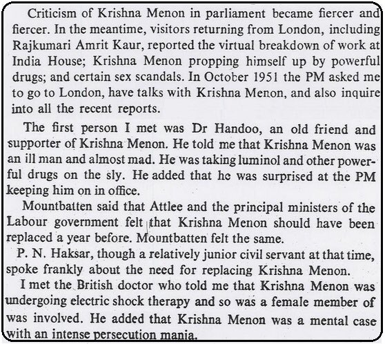 #16he was not only a communist but a maniac (certified even by Doctors) as well, and almost every nationalist leader worth his salt had criticized him and demanded his resignation back in 1951 itself.