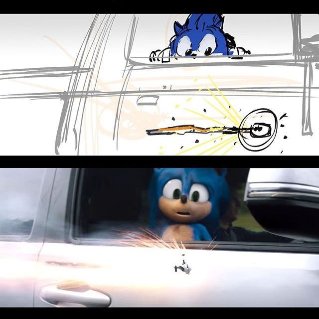 Even more #SonicMovie storyboards. "This was a really fun project. Looking forward to what 2020 brings," said artist Heiko von Drengenberg.  #SonicNews 