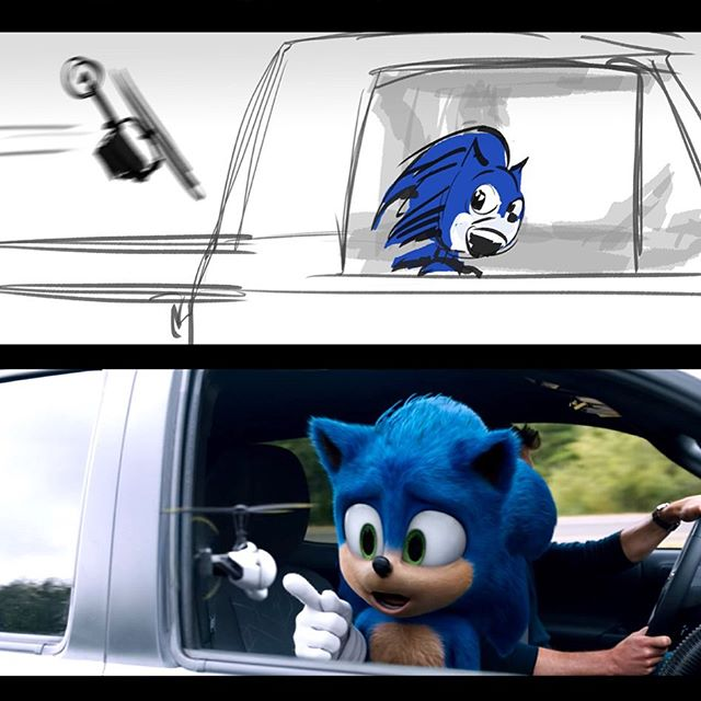 Even more #SonicMovie storyboards. "This was a really fun project. Looking forward to what 2020 brings," said artist Heiko von Drengenberg.  #SonicNews 