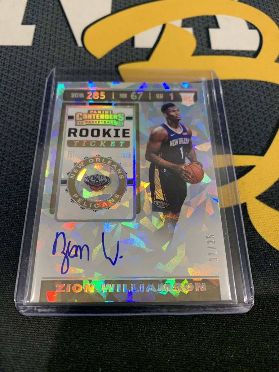 Zion Cracked Ice (01/25) Jersey Number!!! <a href="/PaniniAmerica/">Panini America</a> <a href="/PelicansNBA/">New Orleans Pelicans</a> <a href="/Zionwilliamson/">Zion Williamson</a> #nasty