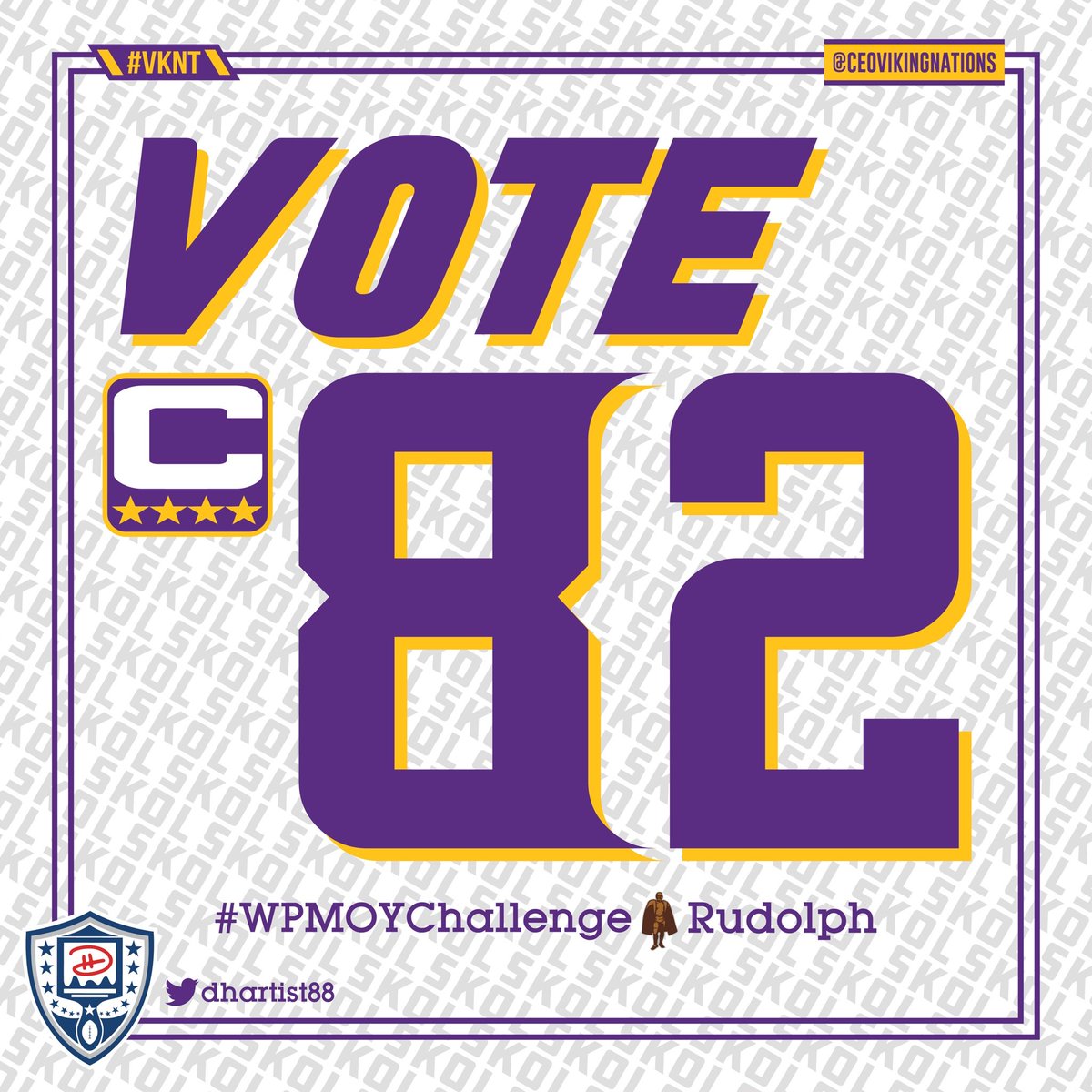 Let's keep pushing for the families of @UMNChildrens!

#WPMOYChallenge Rudolph 
#WPMOYChallenge Rudolph 

#FinishStrong #KylesEndZone💪
