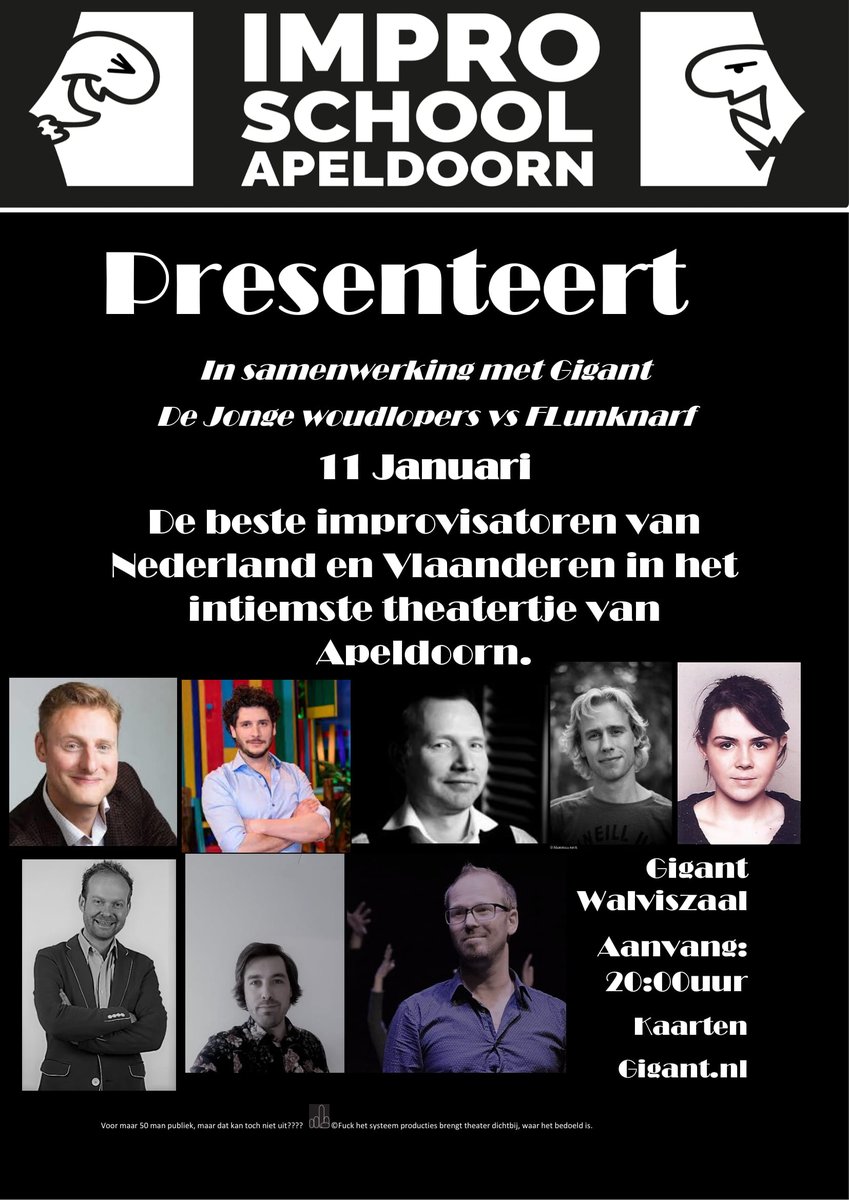 FulcoNiels's tweet photo. Unieke voorstelling in Apeldoorn op 11 januari. Wees er snel bij want de kaarten gaan snel. https://t.co/HzsPamVkhe https://t.co/VJPKybnP8K