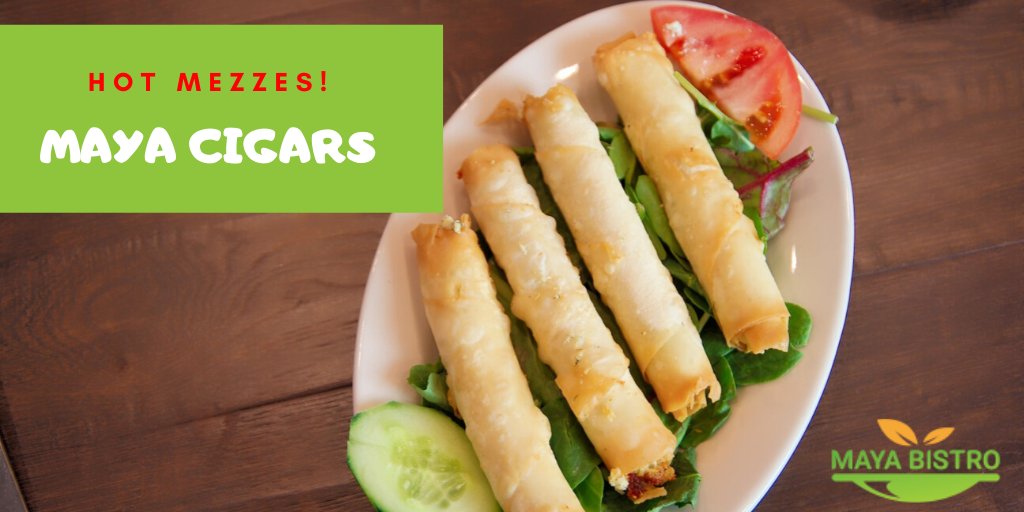 BistroMaya's tweet photo. Maya Cigars | Crispy phyllo, stuffed with feta cheese, parsley, and dill.

Do yourself a favor and visit us Today! ⠀
Taste our food and get the real flavors of the Mediterranean cuisine. 

https://t.co/lrZosLnhEG

#Foodie #arlington #turkishfood #mayabistro https://t.co/8JiByk4FXK