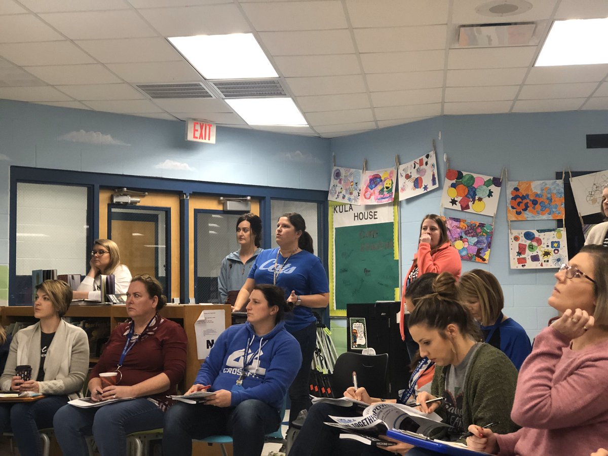 HVictery's tweet photo. Fabulous Backpack Day @CoxsCreekElem focused on Restorative Care, Student Empowerment and Writing! Yes! Awesome examples of teacher leadership! https://t.co/Q3E2Cvczxt