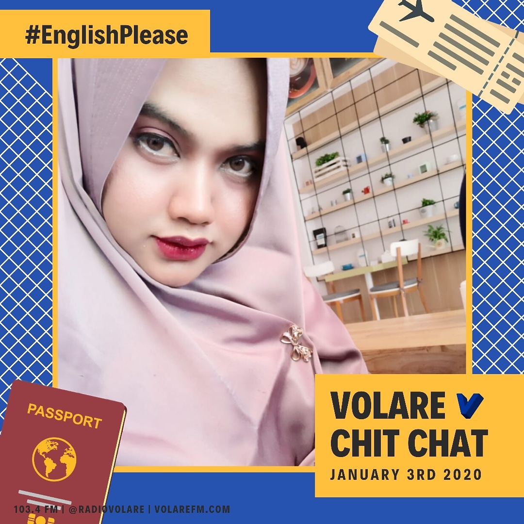 radiovolare's tweet image. #VolareChitChat kali ini, Neng Niawati akan cerita seperti apa sih pekerjaan "Chef the Party Pastry". Bagaimana mengelola hobi menjadi usaha dan berkembang seperti sekarang. Dengerin, obrolan kami sekarang!
#VolareChitChat #EnglishPlease