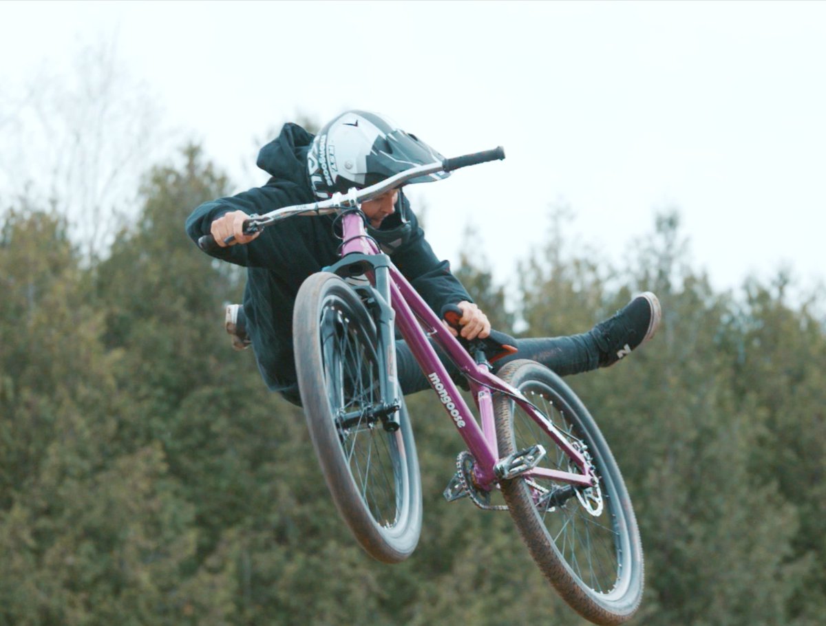 Mongoose's tweet photo. 2019's been a busy year for @BraydenBarrHay. Watch this highlight mix as Brayden takes his trusty Mongoose Fireball all over the world doing what he does best and even learning a few new tricks during his crazy year! #mtbvideo https://t.co/gJxoxnEcww
