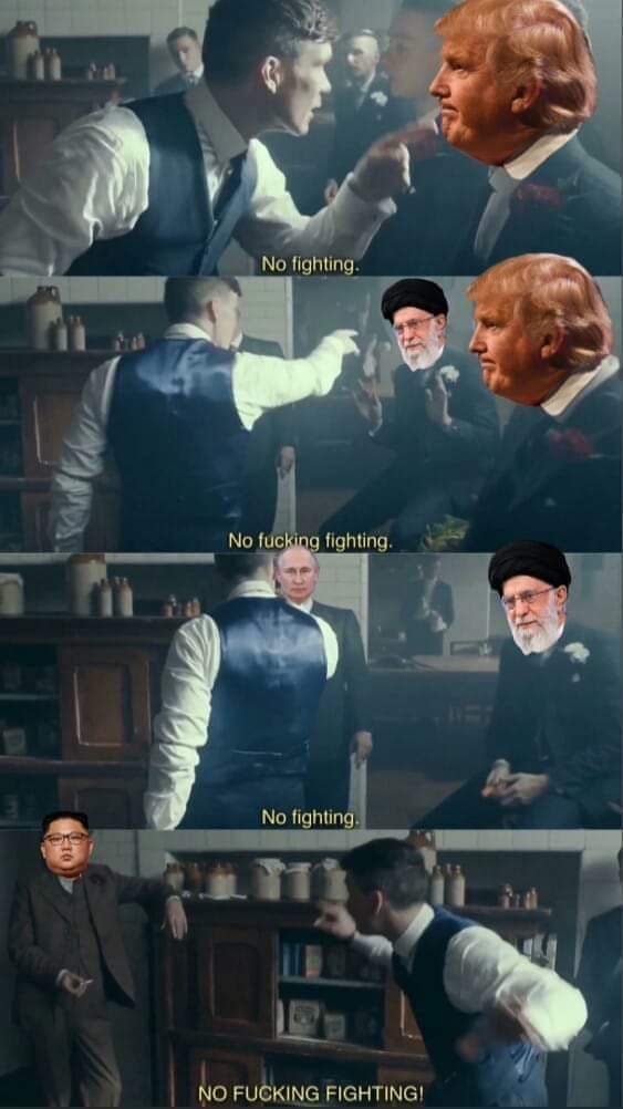alomarik5's tweet photo. No..Fucking..Fighting
#WWIII https://t.co/GeDOcWJMcq