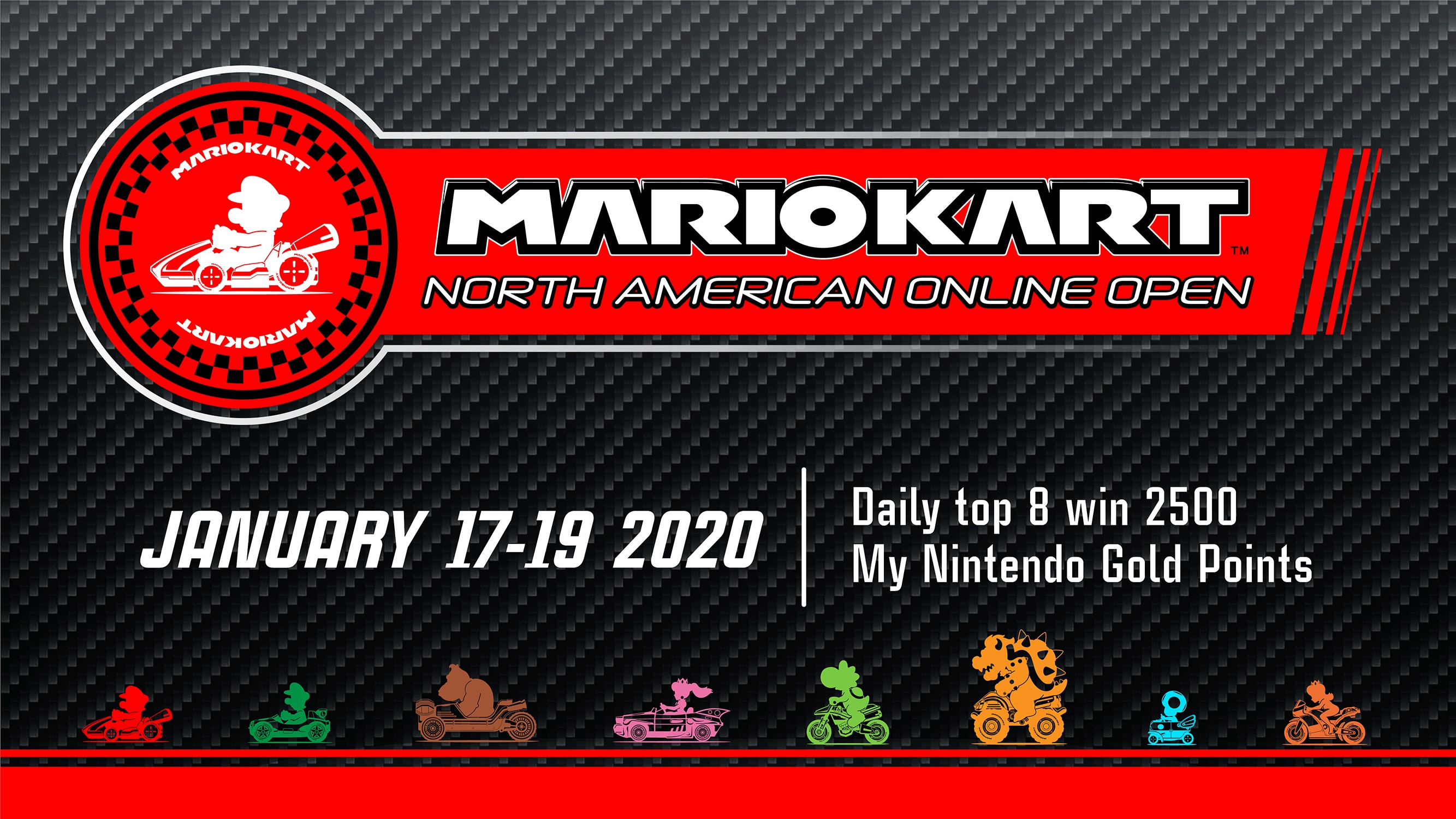 Nintendo Of America Rev Your Engines And Grab Your Red Shells The Mariokart8deluxe North American Online Open Begins On 1 17 Alongside Bragging Rights The Top 8 Players Will Be Eligible