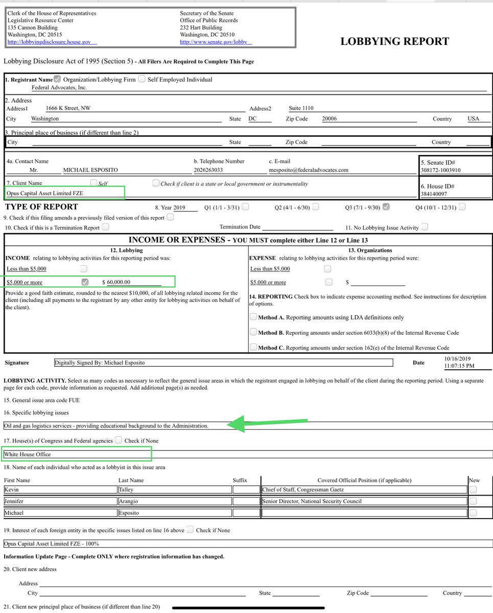 Golly gee where are my manners October 2019 $60,000 for Opus Capital Asset Limited FZEMy bad... https://soprweb.senate.gov/index.cfm?event=getFilingDetails&filingID=D7494722-F264-420C-8BCA-9692B37A5D60&filingTypeID=69