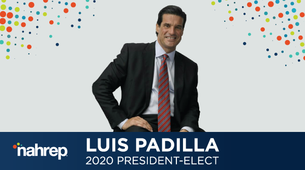 NAHREP's tweet photo. Announcing our 2020 President-Elect Luis Padilla! Padilla is a chapter coach and was 2015 Chapter President of NAHREP South Florida. He's been a #Top250 Latino Agent for the last ten years and is now a #NAHREP10 Certified Trainer. Congratulations @RemaxOceanside! https://t.co/KMZpqP6wrb