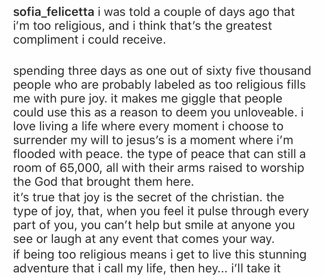 My 17-year-old daughter posted this last night.  Gives me such hope in our youth. 💕