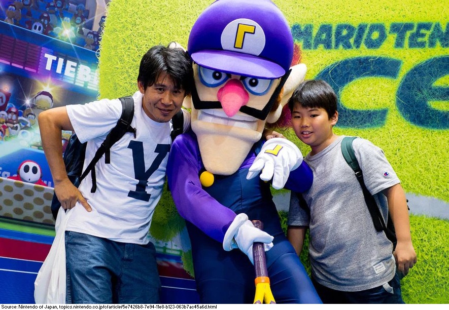 This Waluigi costume is the first and so far only official Waluigi mascot c...