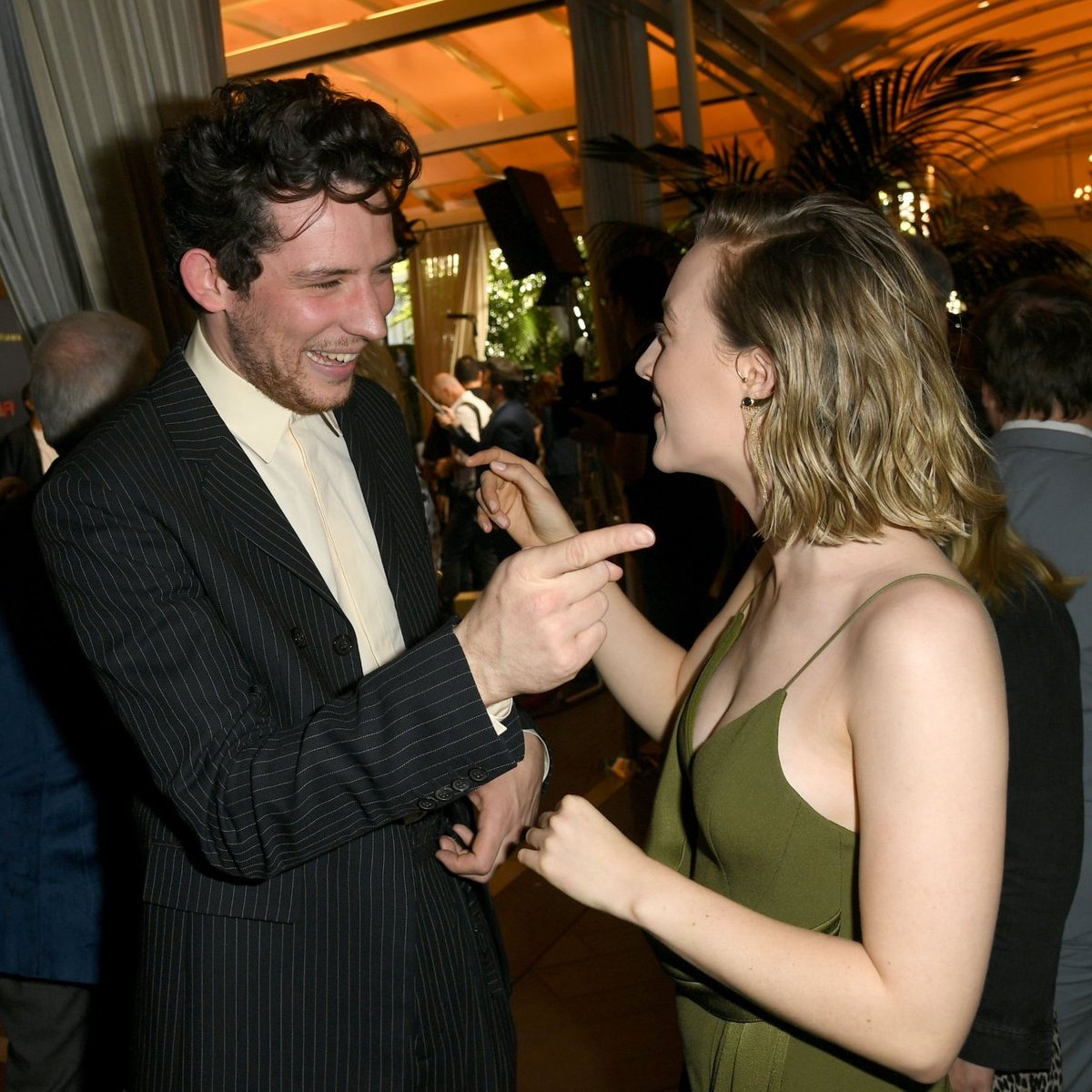 Josh O'Connor and Saoirse Ronan at the 20th Annual AFI Awards today. @...